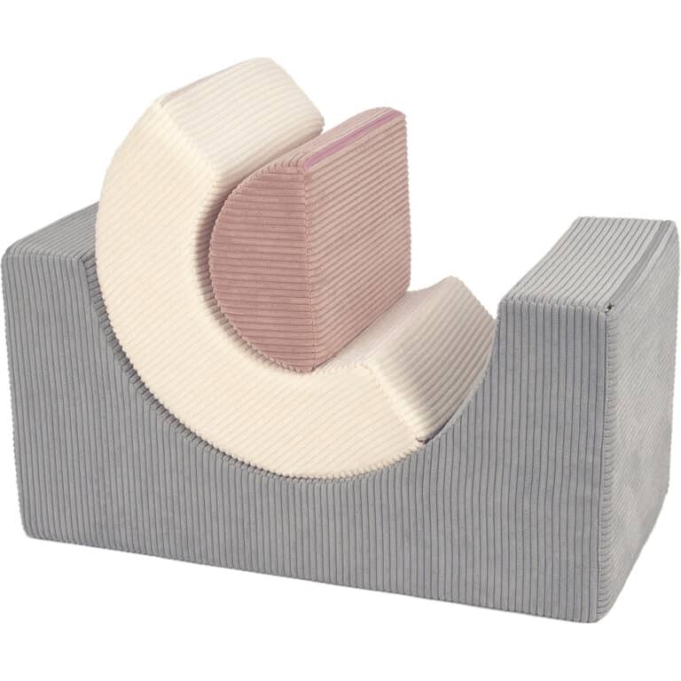 Regenbogen-Spielset Jindl® mit Cordbezug, Grau