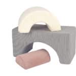 Jindl speelset grijs foam gestapeld