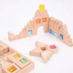 Houten bouwstenen TickiT detail