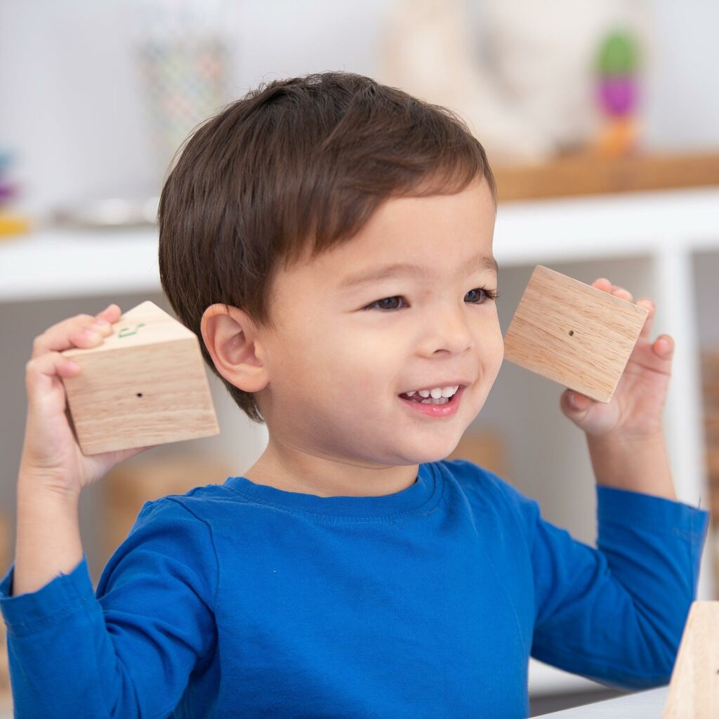 Houten geluidsprismaset Tickit sfeer Houten geluidsprismaset Tickit sfeer