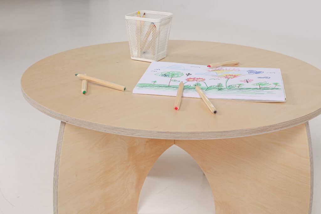 Kindertafel bovenzijde Kindertafel bovenzijde