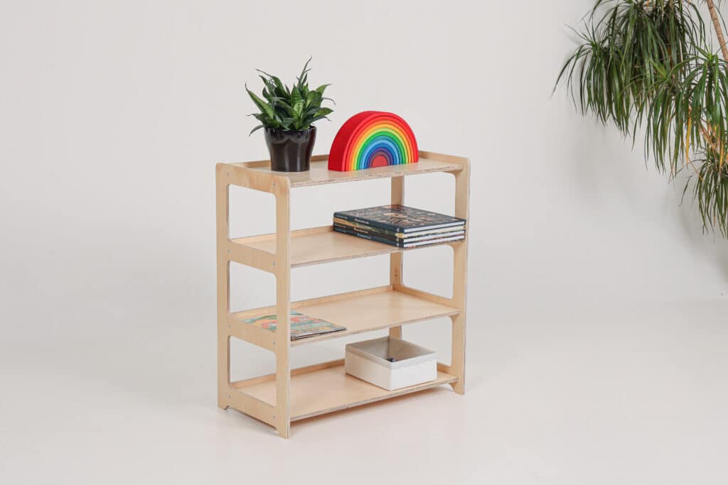 Montesossori speelgoedkast Jindl 4 schappen