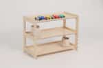 Montessori Jindl drie schappen open