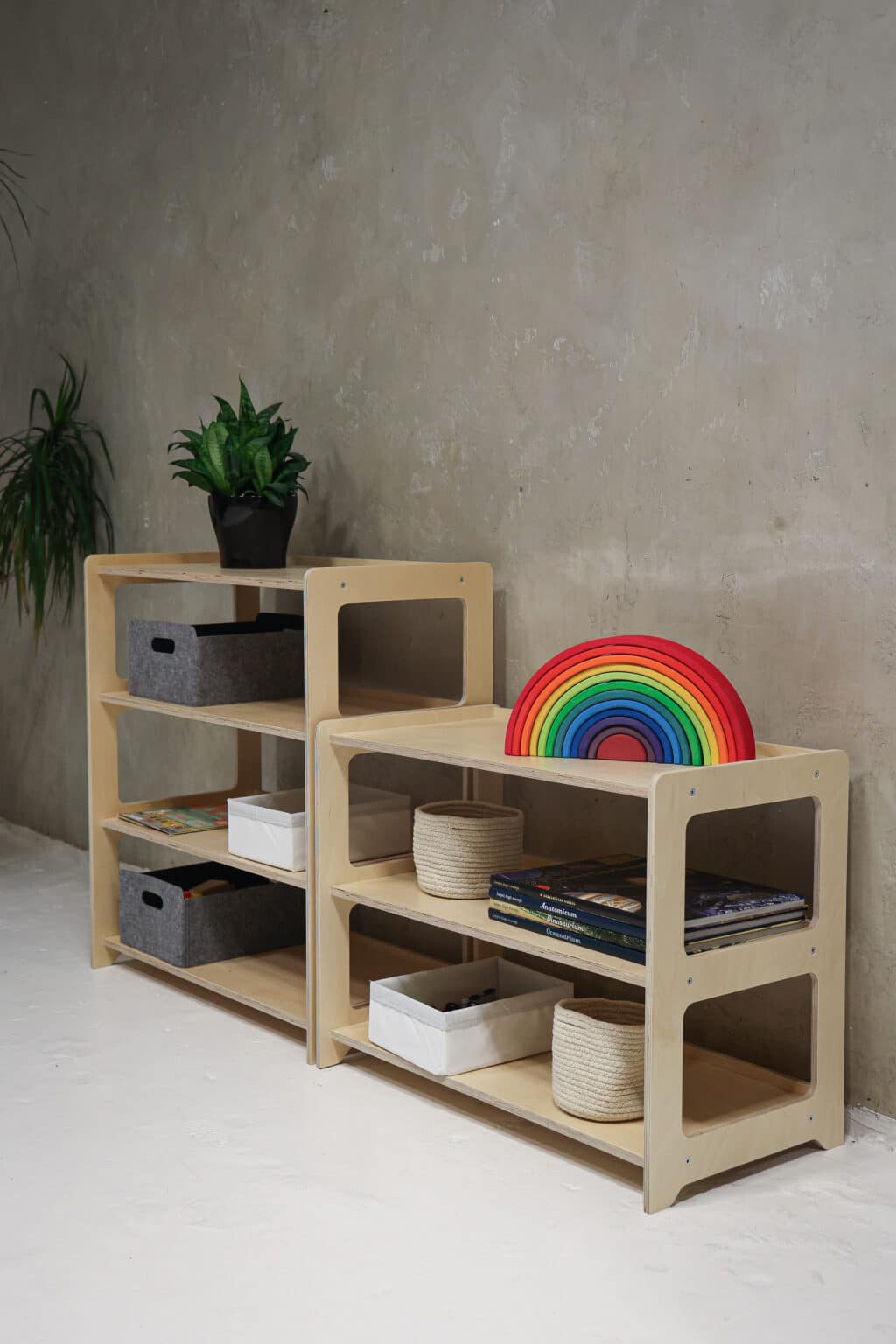 Set open speelgoedkasten kinderopvang Set open speelgoedkasten kinderopvang