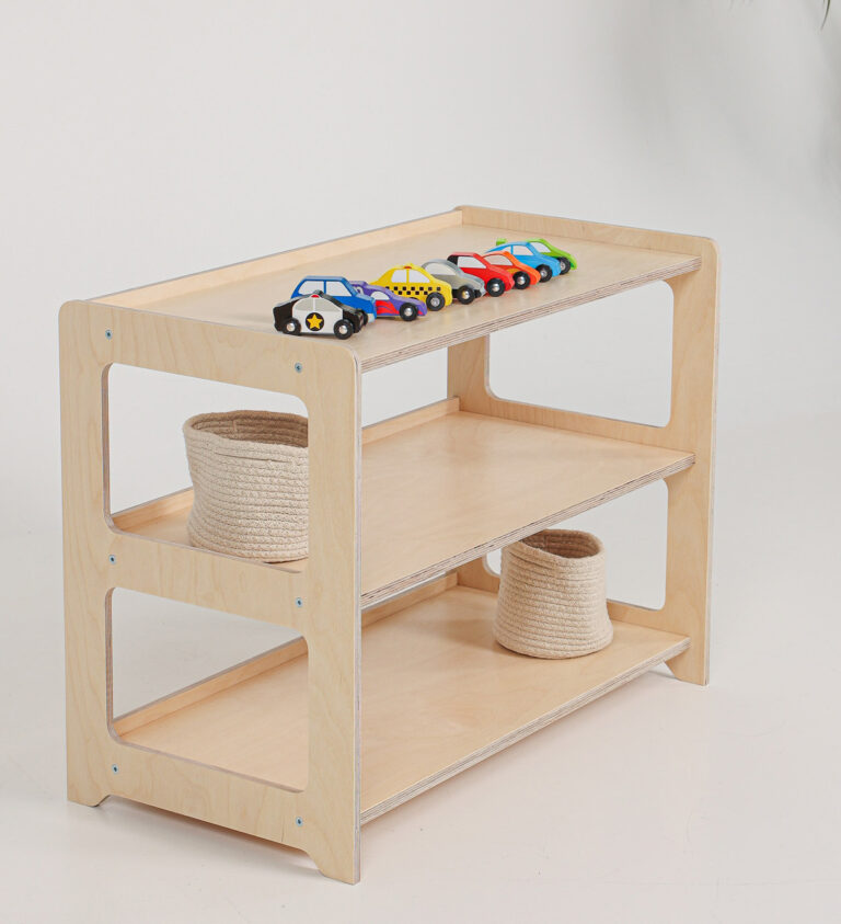 Spielzeug nach Montessori übersichtlich aufbewahren