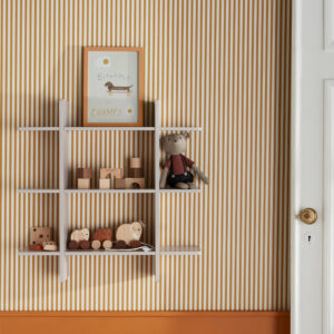 Wandregal aus Holz Kid's Concept grau