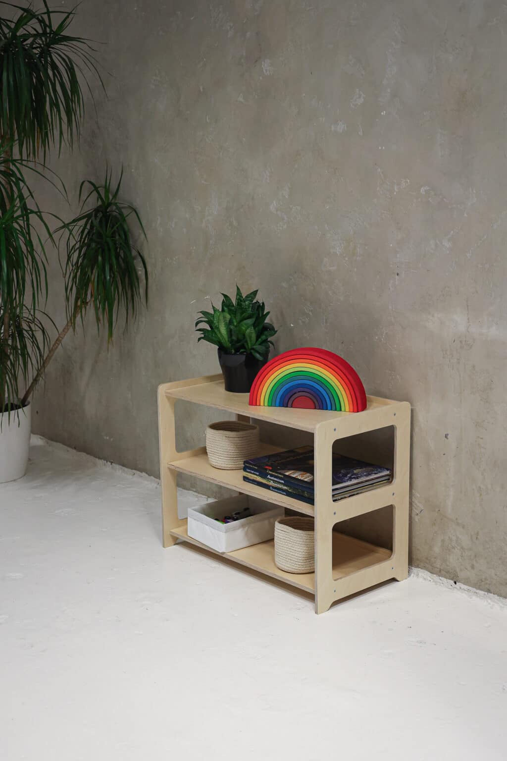 speelgoedkast drie schappen