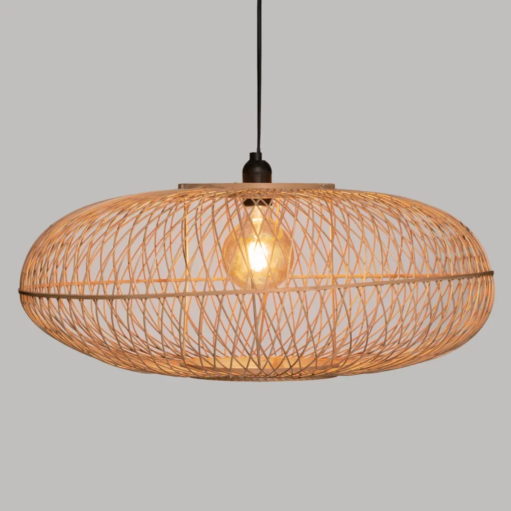Bamboe hanglamp 60 cm Jindl