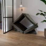 Cord speelbank groen vrijstaand kunstwerk