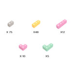 Inhoud magneetblokken TUKI builder 150 set