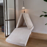 Jindl cord beige vrijstaand glijbaan