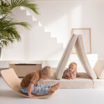 Jindl speelbank cord beige plezier maken