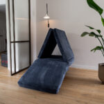 Jindl speelbank cord vrijstaand blauw glijbaan