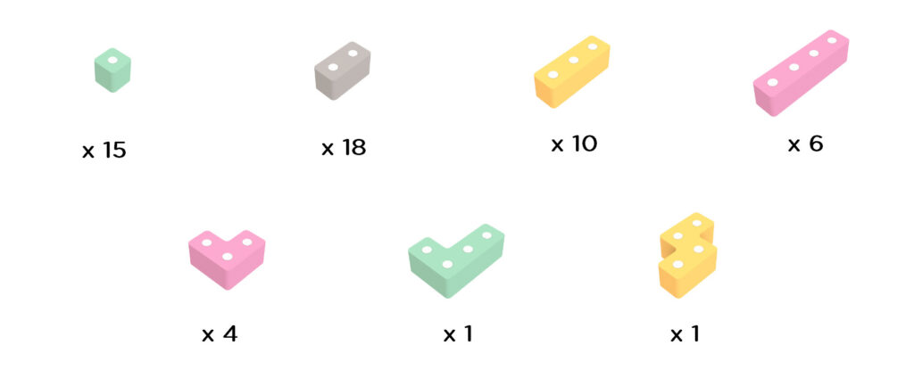 Magnetische Blöcke Midi-Set