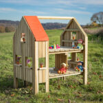 Outdoor poppenhuis XL Erzi vrijstaand