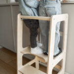 Samen op een leertoren