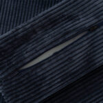 Speelbank Jindl ribstof blauw detail rits open