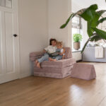 Speelbank Jindl roze gestapeld