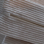 Speelbank jindl ribstof beige rits detail