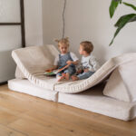 Speelbank | speelmatras Jindl Cord beige spelen