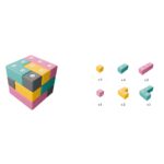 TUKI set BUILDER 12 elementen- GROTE magnetische blokken