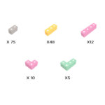 Inhoud magneetblokken Tuki Builder 100 set