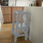 Leertoren Jindl grijs in keuken