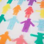 Siliconen poppetjes flexibel Tickit