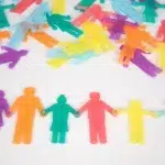 Siliconen poppetjes flexibel detail Tickit hand