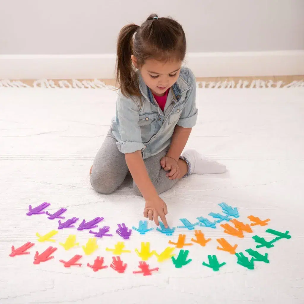 Siliconen poppetjes flexibel detail Tickit rij