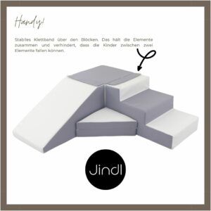 Klettband über den Blöcken Grijs