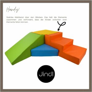 Klettband über den Blöcken Multicolour