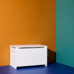 Speelgoedkist Kid's Concept STAR wit sfeer dicht