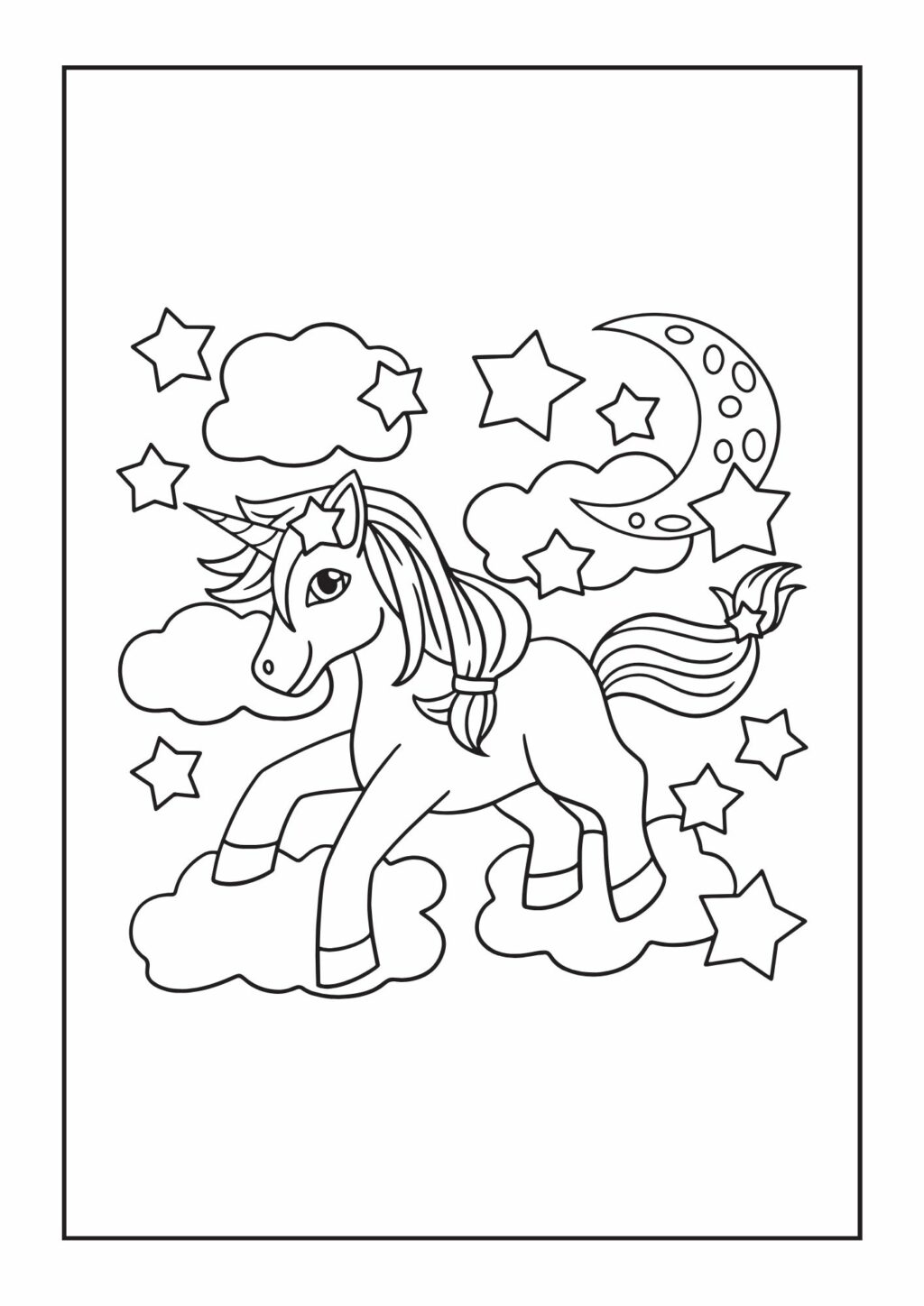 Eenhoorn kleurboek 7