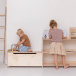 Speelgoedkist Jindl en montessorikast hoog