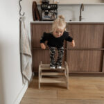 Houten opstapje Jindl naturel springen