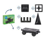 Coblo magnetische bouwstenen zwart inhoud