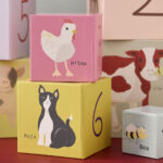 Kartonnen stapelblokken Kid's concept detail