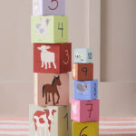 Kartonnen stapelblokken Kid's concept gestapeld