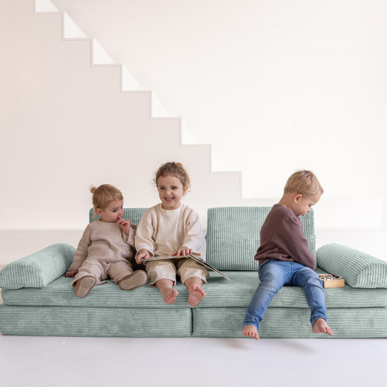 Spielsofa Jindl Cord Türkis Bücher lesen