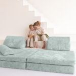 Speelbank Jindl Cord Turquoise plezier