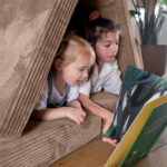 Speelbank Jindl ribstof bruin lezen