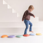 Rivierstenen stapstenen met antislip Jindl balanceren