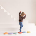 Rivierstenen stapstenen met antislip Jindl balans