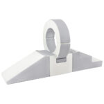 Bouwblokken kruipen door hoepel Jindl