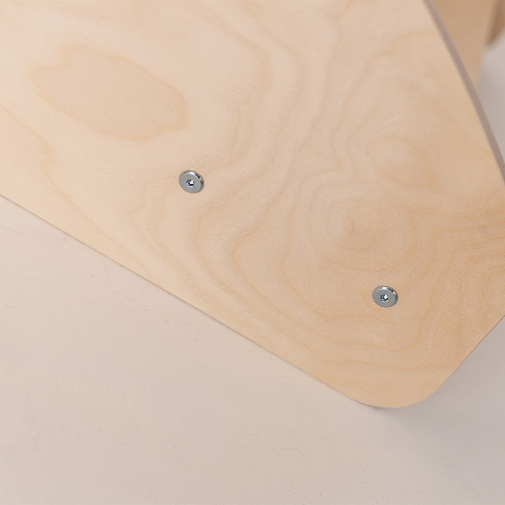 Houten schommelboot Jindl detail schroef Houten schommelboot Jindl detail schroef