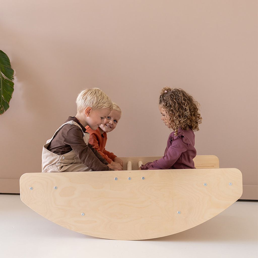 Houten schommelboot Jindl wip wap Houten schommelboot Jindl wip wap
