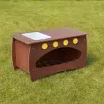 Modderkeuken met 1 bak
