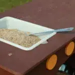 Modderkeuken met zand