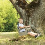 Houten schommel peuter